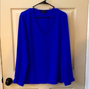 Royal blue Banana Republic blouse
